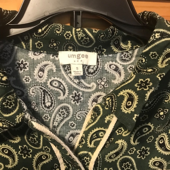 Umgee paisley western cotton corduroy shirt - Picture 2 of 3